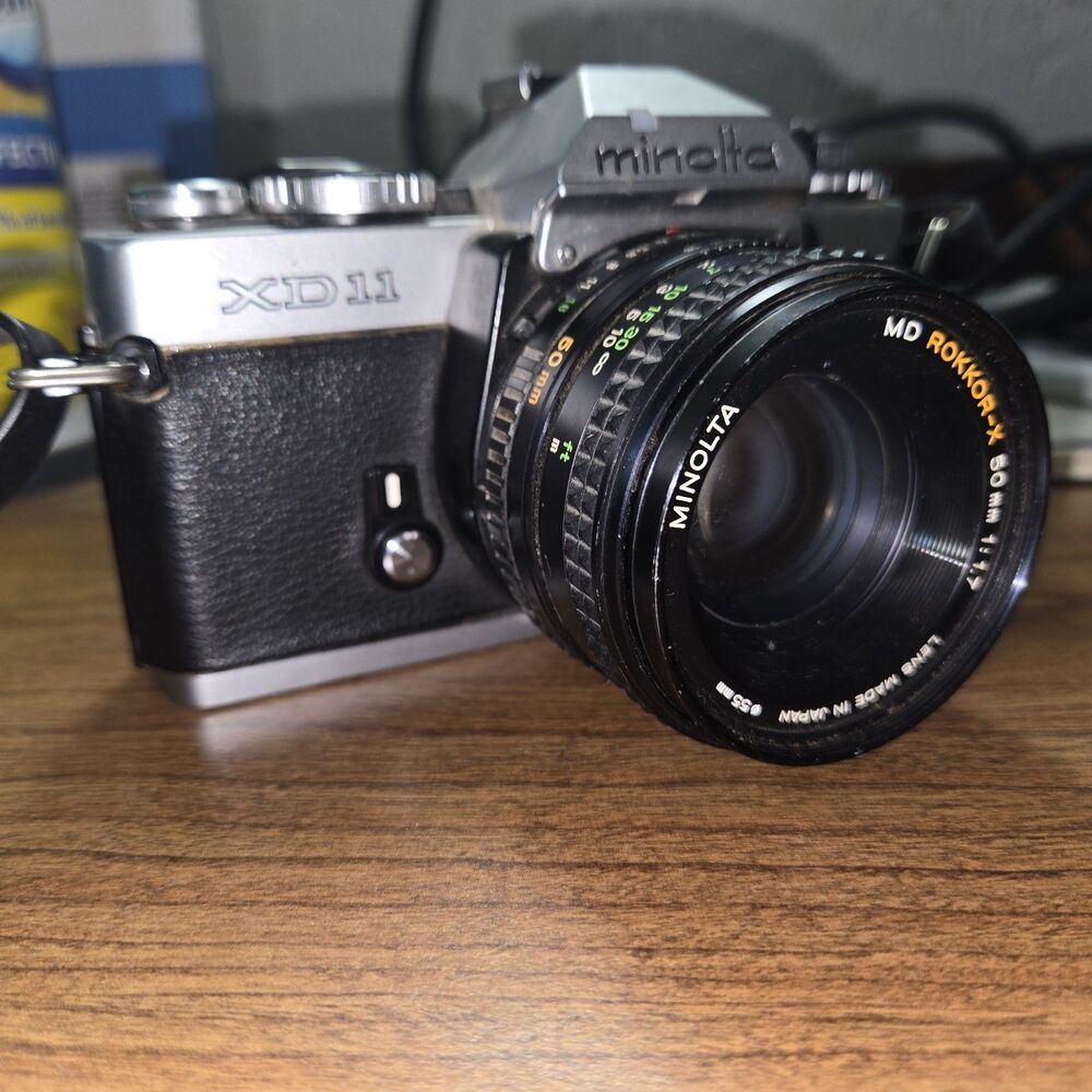 Minolta XD11 35mm with Rokkor-x MD 1:1.4 50mm lens - Vintage
